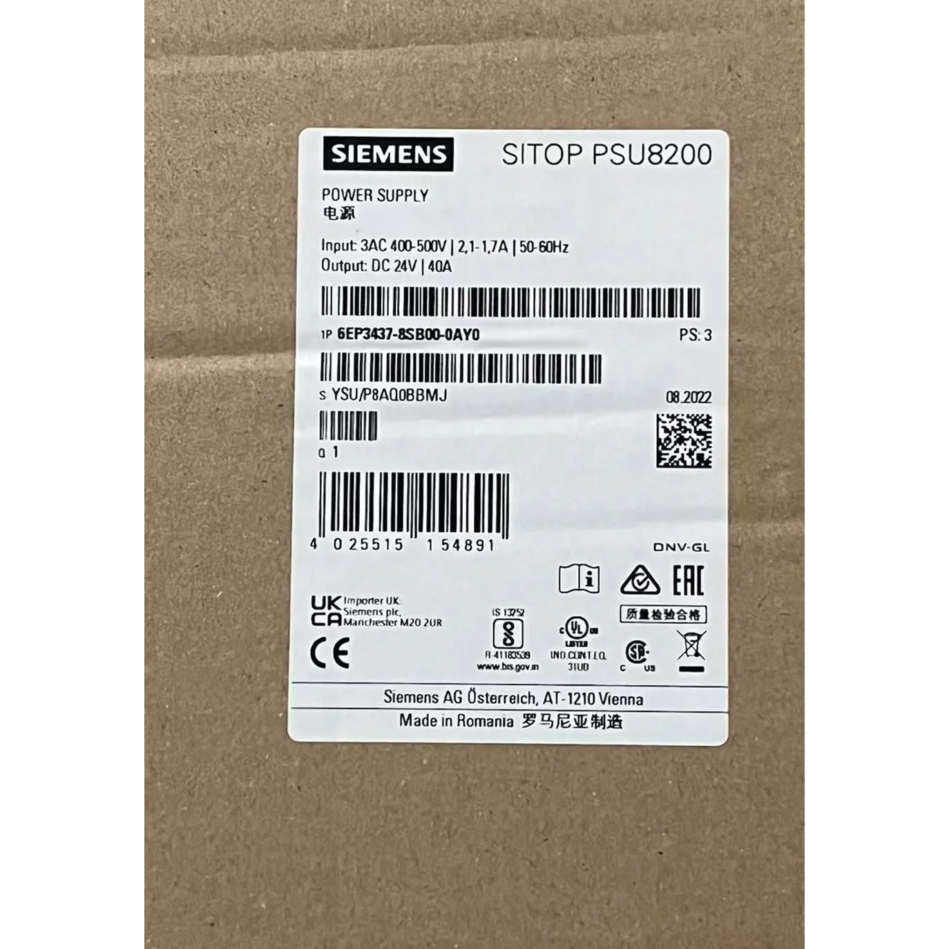 非标价全新原装正品6EP3437-8SB00-0AY0 SITOP议价