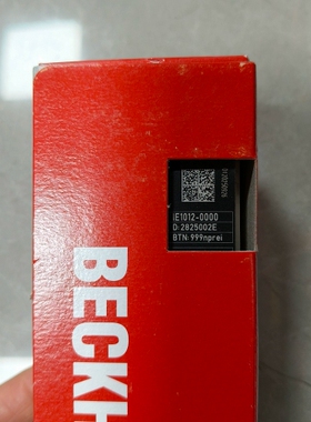 非标价BECKHOFF倍福模块IE1012-0000全新现议价