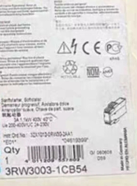 非标价3RW3003-1CB54议价