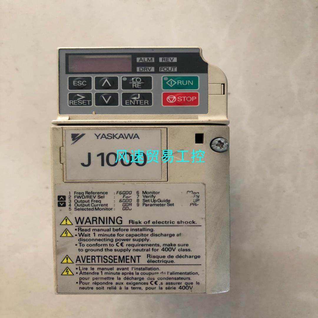 非标价安川变频器CIMR-JA2A0004BAA实物图议价