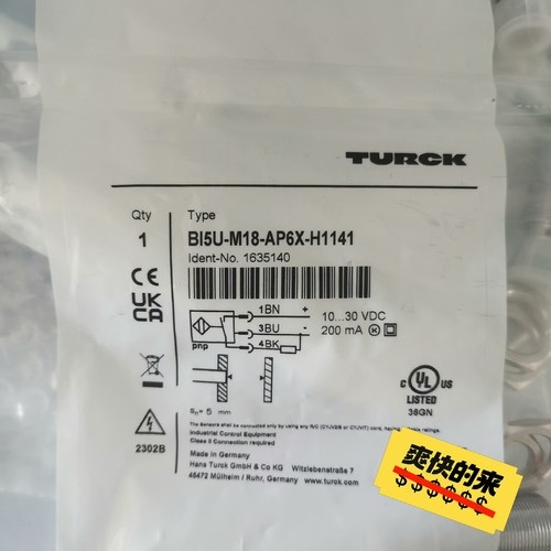 非标价TURCK图尔克接近传感器Bi5U-M18-AP6X-H11议价