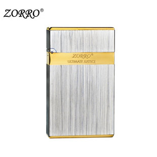 佐罗552朗声煤油打火机男士金拉丝双色高档创意礼物送男友