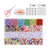 Стеклянная буква для бусин