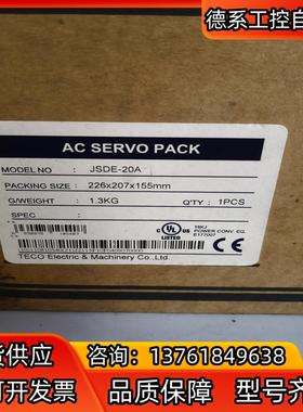 东驱动器JSDE-20A东电机JSMA-SC04ABK全