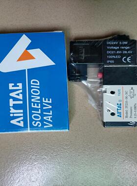 AirTAC亚德客电磁阀3V21006NCB DC24V 端