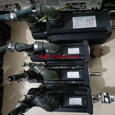 【荣强工控】拆机安川伺服电机4台，型号SGMS-10-XX21三台，US