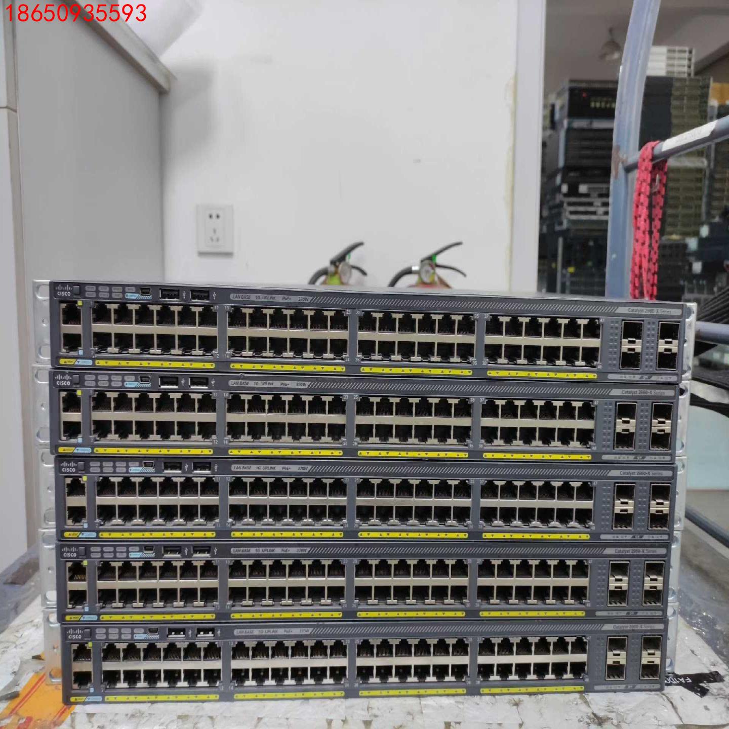思科 WS-C2960X-48LPS-L 机器很新 包好测试