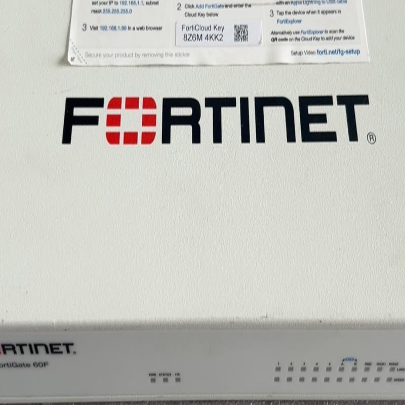 fortinet飞塔 FG-60F 60F 千兆企业级防火墙