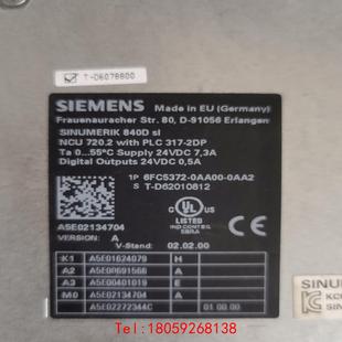0AA00 6FC5372 0AA2西门子NCU720.2 非标价