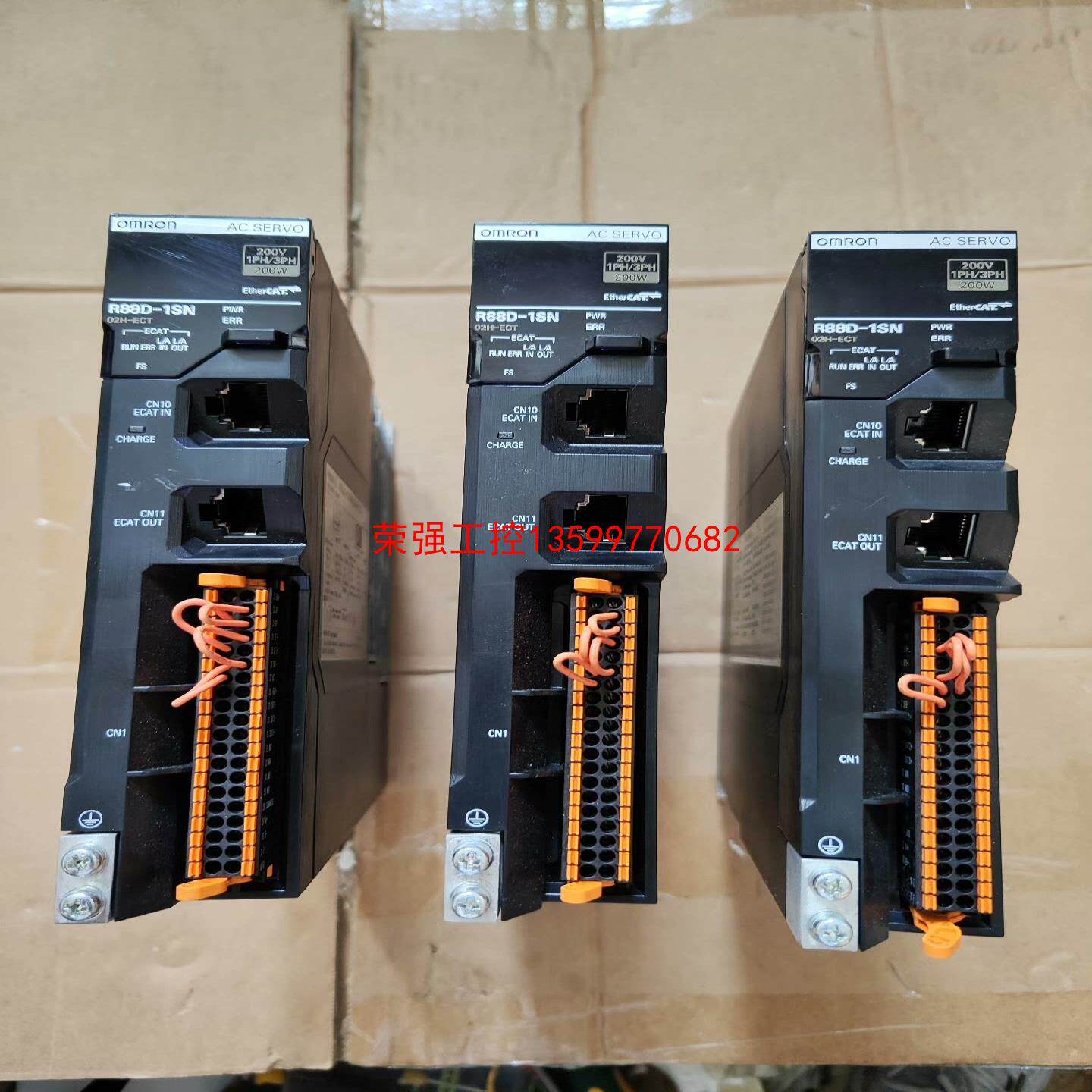 【荣强工控】欧姆龙驱动器R88D-1SN02H-ECT  Ver