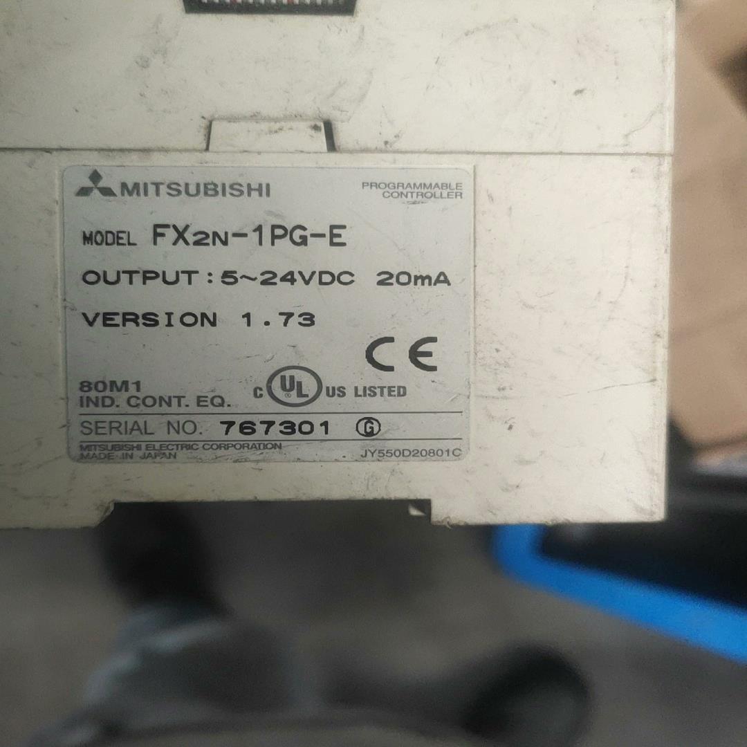 三菱PLC FX2N-1PG 拆机件88元一个