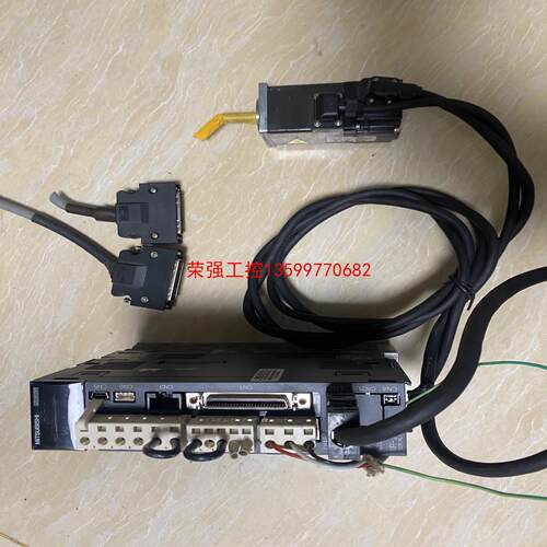 【荣强工控】三菱伺服套装 MR-J3-10A伺服100W套装，电机HF-