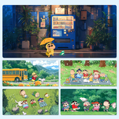 蜡笔小新鼠标垫超大女生办公学习电脑垫可爱卡通动漫二次元 滑鼠垫