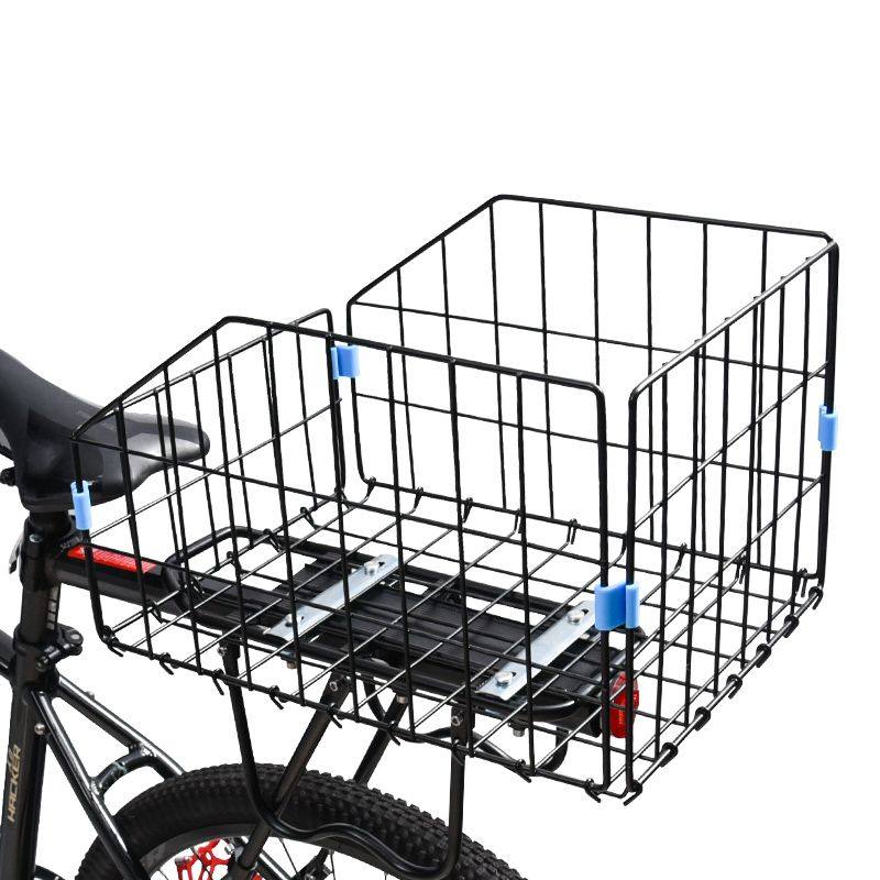 ตะกร้าจักรยานเสือภูเขา ตะกร้าหลัง ตะแกรงเบาะหลัง ตะกร้าเก็บของ ตะกร้าจักรยาน โครงจักรยานบรรทุกสัมภาระด้านหลัง