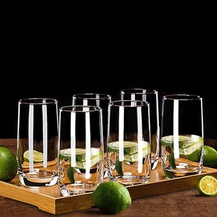 乐美雅耐热防爆泡茶杯果汁杯玻璃杯家用牛奶杯早餐杯微波炉加热