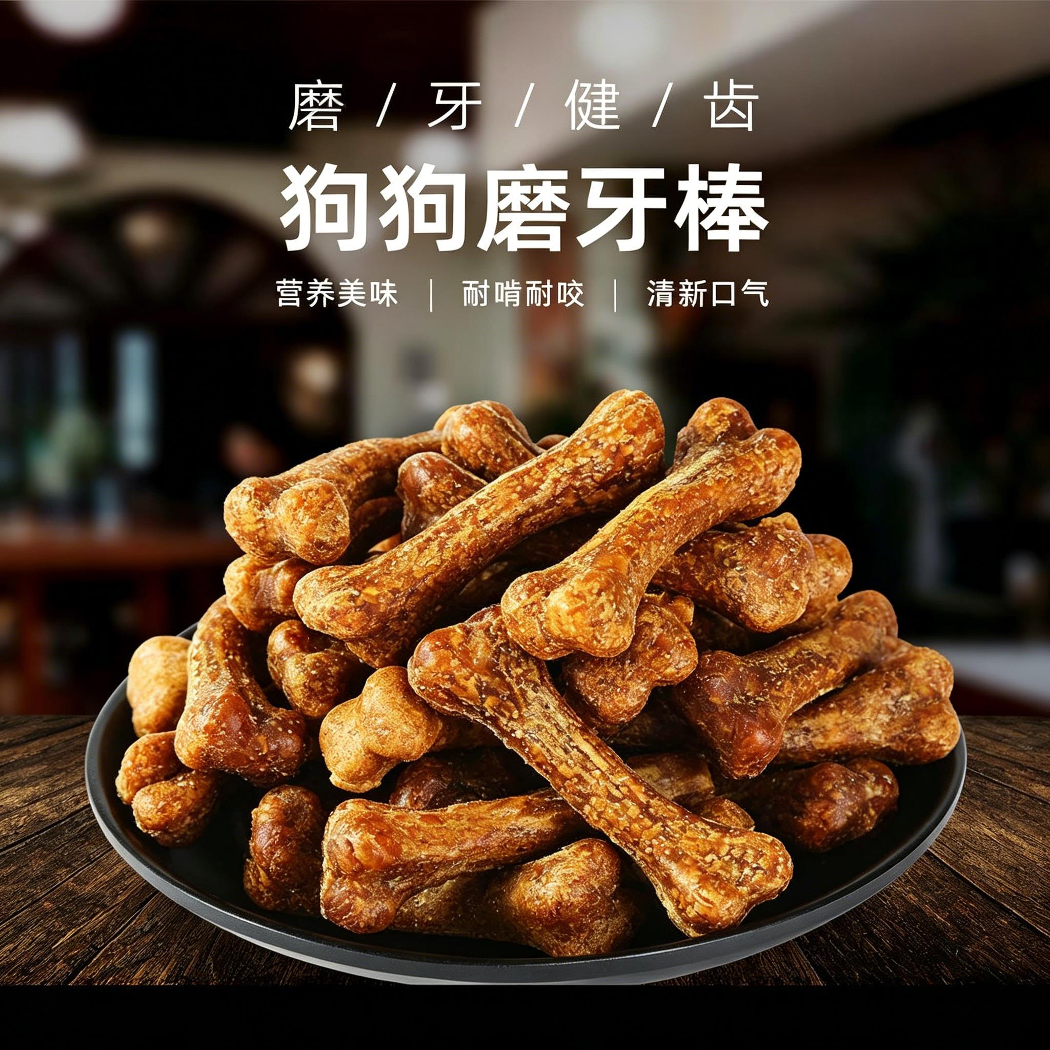 狗狗磨牙棒洁齿棒营养美味耐啃咬清新口气零食宠物狗狗大中小型犬
