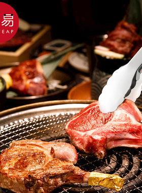 食品夹AB1s751-不锈钢夹子自助餐麻辣烫烘焙面包厨房烧烤肉牛排