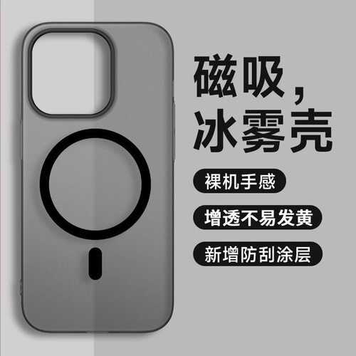 【薄如隐形，不发黄】PC硬壳磁吸