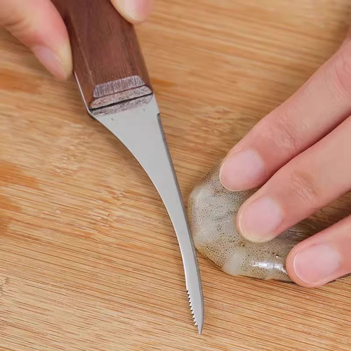 不锈钢虾线剔除刀厨房开虾背