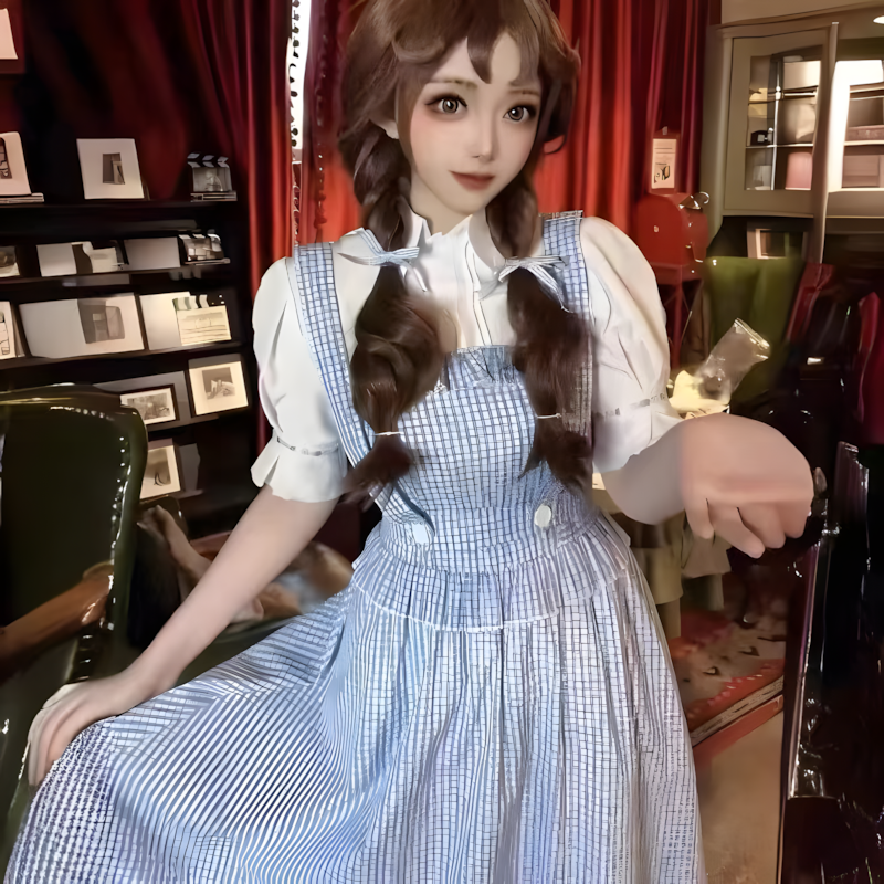 第五人格cos服桃乐丝小女孩装