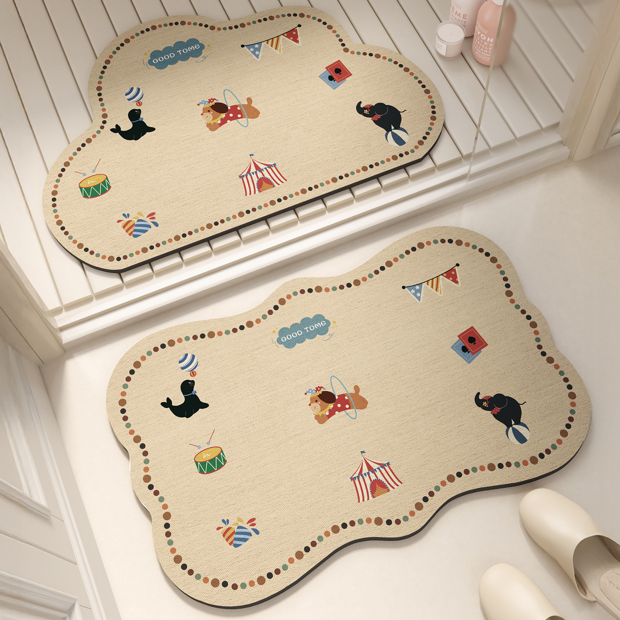 卡通浴室地垫卫生间洗澡专用防滑垫子洗手间厕所门口脚垫加厚地毯,居家布艺,家用脚垫,淘宝优惠券,粉丝福利购,淘宝优惠卷