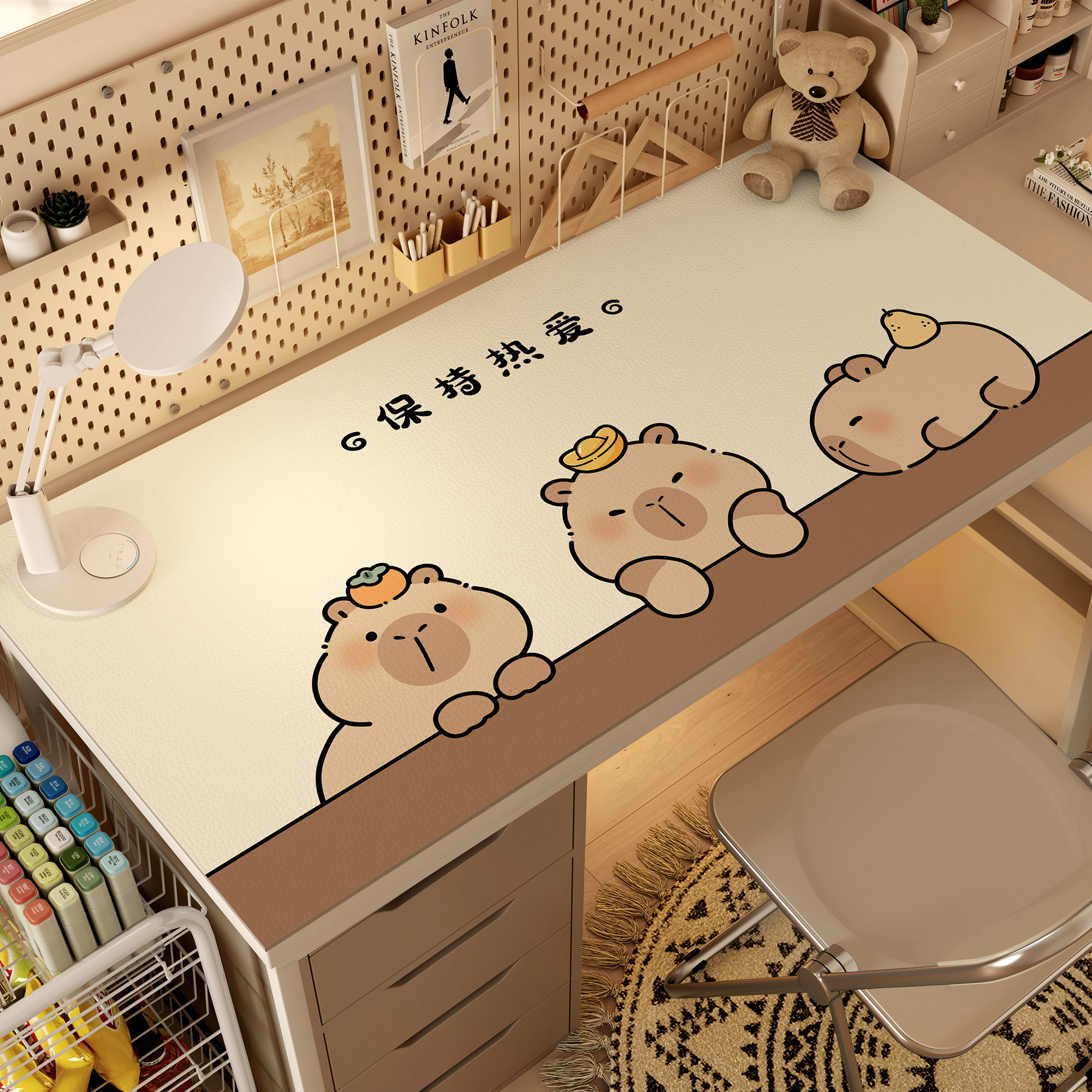 卡通书桌垫小学生儿童学习桌写字台专用桌面保护垫电脑办公桌台布