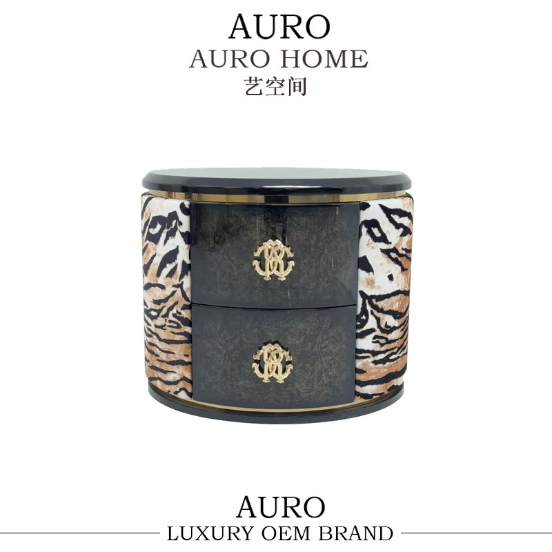 轻奢高级感主卧床头柜简约别墅设计师收纳储物柜不锈钢实木床边柜,住宅家具,床头柜,淘宝优惠券,粉丝福利购,淘宝优惠卷