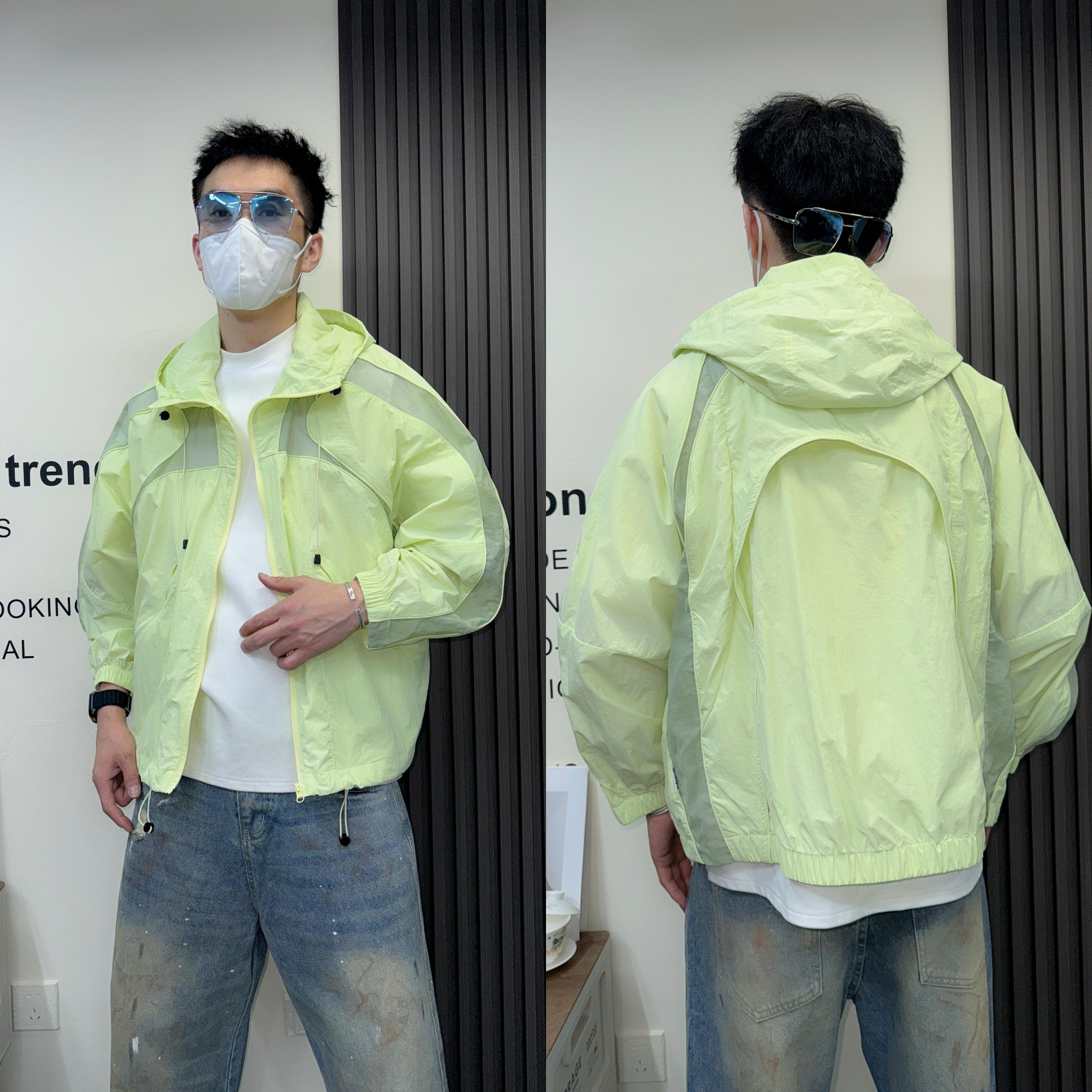 夏季新款网眼透气防晒衣情侣款男