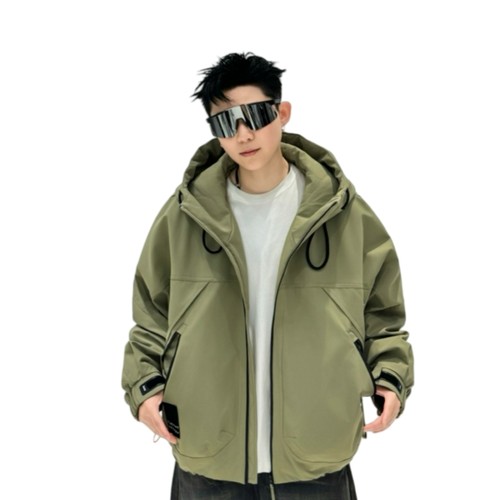 2025秋冬加厚保暖夹克外套宽松男