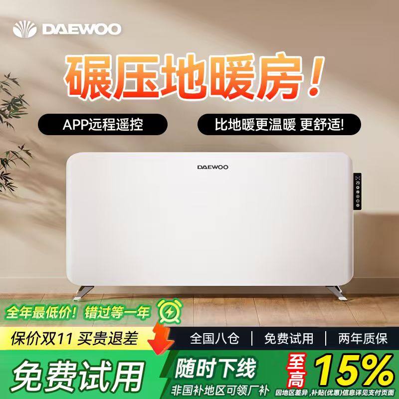 大宇取暖器节能省电暖气电暖器浴室防水电暖炉速热暖气机