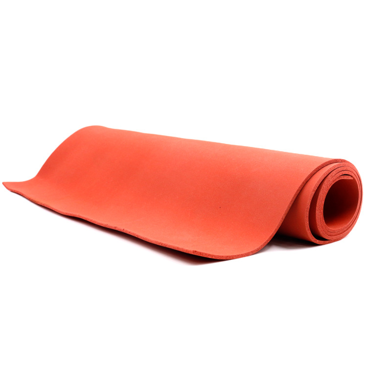 发泡硅胶板 海绵板红色耐高温硅橡胶工业级隔音防撞硅胶发泡板