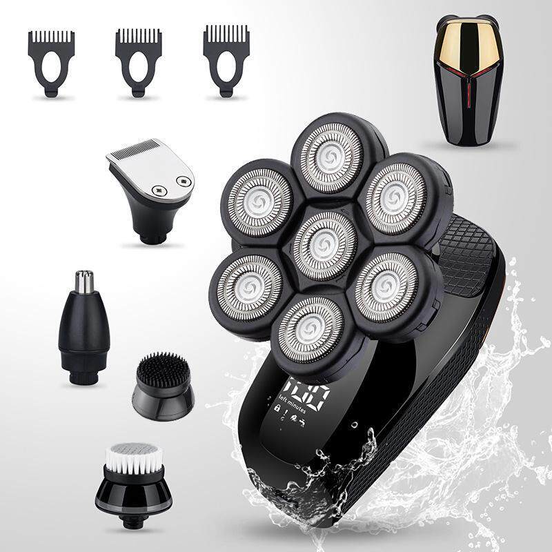 电动剃须光头剃刀刮胡男士神器自刮专用剃头刀自助理发器多功能六