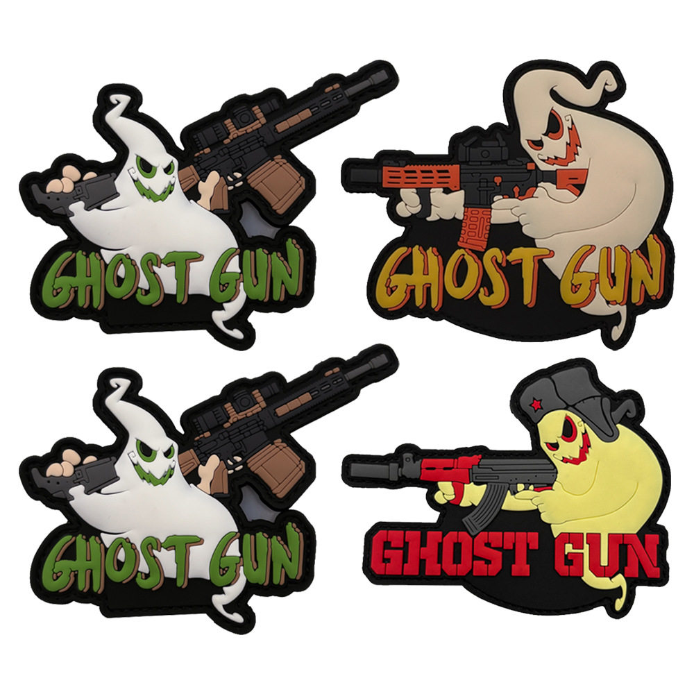 GHOSTGUN幽灵枪士气章补丁PVC软图片