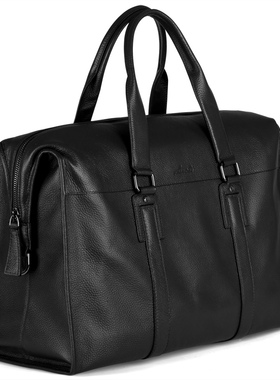 真皮短途旅行包男大容量出差商务男士手提包登机行李包男款行李袋
