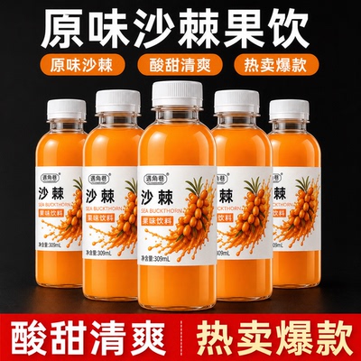 夏季热卖爆款沙棘汁整箱瓶装便携VC果味饮料酸甜可口聚餐好物推荐