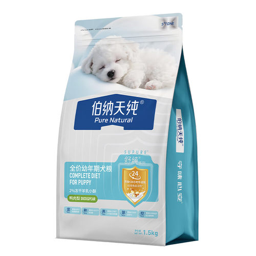 伯纳天纯幼犬冻干双拼鸭肉梨粮