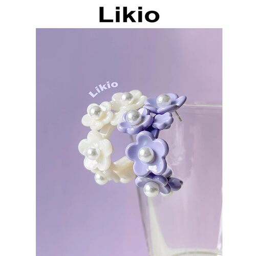 立体珍珠likio醋酸925银针