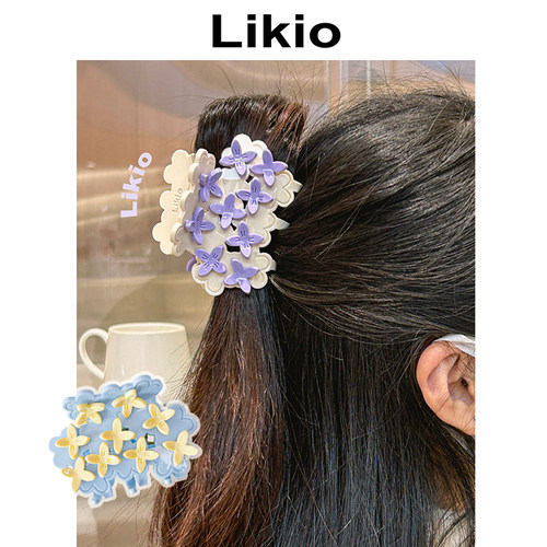 likio原创设计云朵发抓顶夹