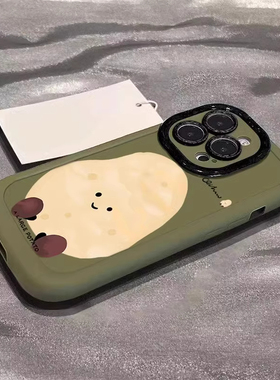 卡通一个大土豆泡芙适用于oppo reno15Pro手机壳reno14全包reno13pro/12/reno7女reno6/reno5/4se泡芙壳Reno