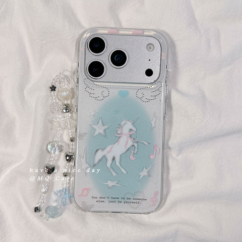 ZKAins风少女心独角兽适用于苹果17air手机壳iphone16promax/15全包xsmax创意13pro女12mini小众11pro白底IMD,3C数码配件,手机保护套/壳,淘宝优惠券,粉丝福利购,淘宝优惠卷