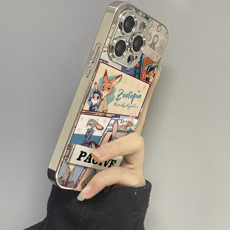 疯狂动物狐狸兔适用于iphone16手机壳苹果15PROMAX保护套14PLUS新13PM软12/11小众xr女X/XS硅胶max玻璃6/7/8P