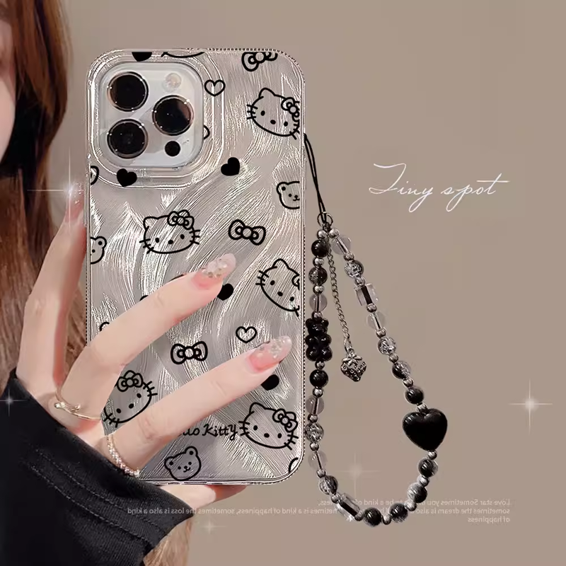 ins爱心蝴蝶结凯蒂猫适用于荣耀300PRO/200/90GT手机壳x10/v40软x40i/x60i+/30羽纱magic7/play7t/80pro畅玩