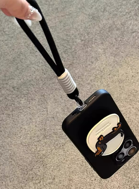 土豆支架腊肠狗手绳适用于荣耀200/100/300GT/80/70手机壳x10/v40/x40i/x60i/30直边magic7/5/play9t女80pro