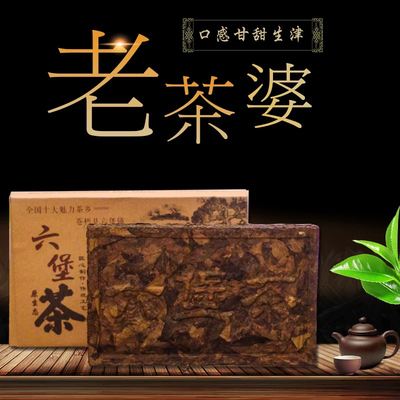 广西梧州六堡茶霜降药香老茶婆