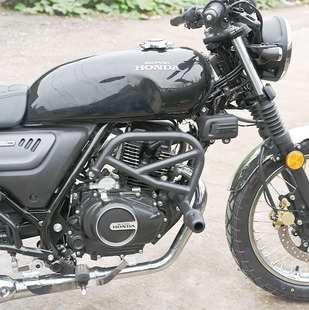 适用本田cgx150改装件边包护杠保险杠帆布手机支架折叠靠背