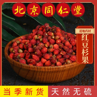 同仁堂红豆杉果中药材红豆杉果正宗红豆杉果新货干货果实籽紫杉醇