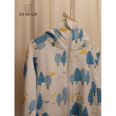 儿童印花防shai婴儿男女童外套轻薄宝宝防shai服春夏小凉皮