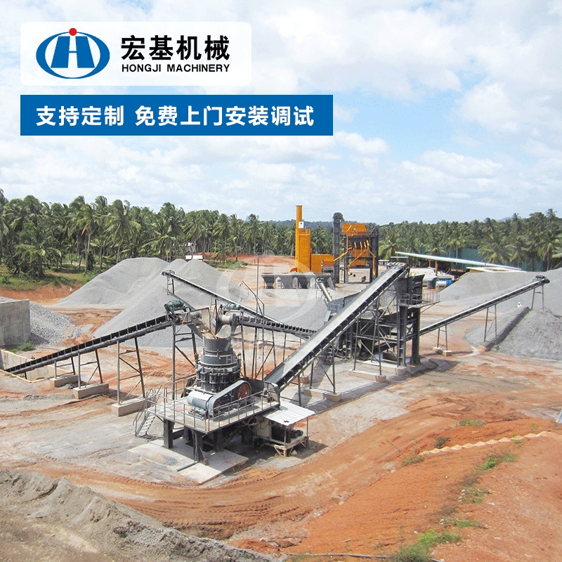 时产100吨石灰岩生产线 石头制砂生产线 煤矸石石灰石破碎生产线