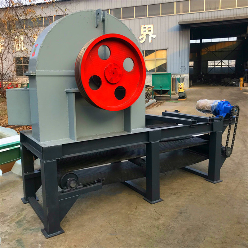 泰丰大型硬杂木材削片机 上山树枝杨木木屑机 竹子原木切片机