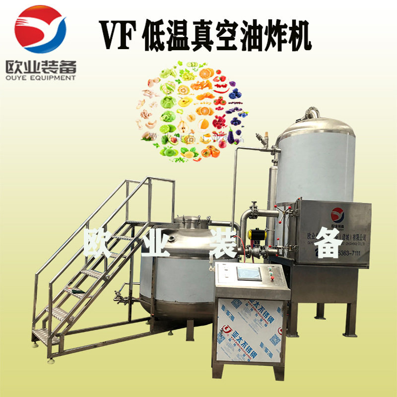 果蔬脆片真空油炸机 小黄鱼低温油炸设备 红萝卜片真空油炸机